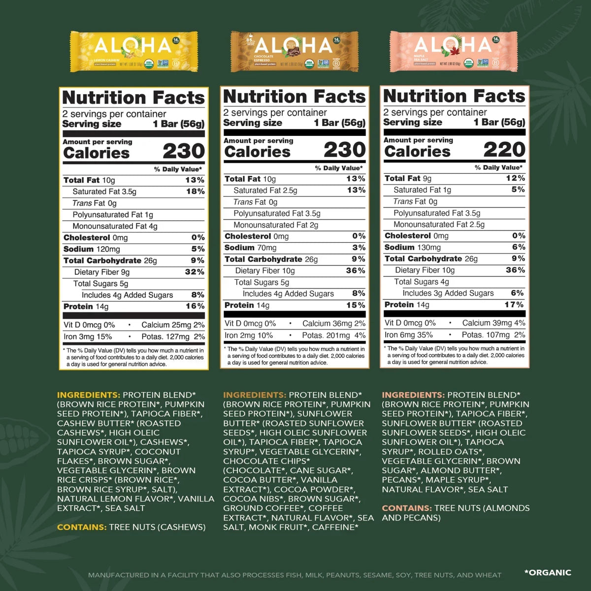 Protein Bar Sampler #2 - Variety Pack - A Better Snack for Every Day B3