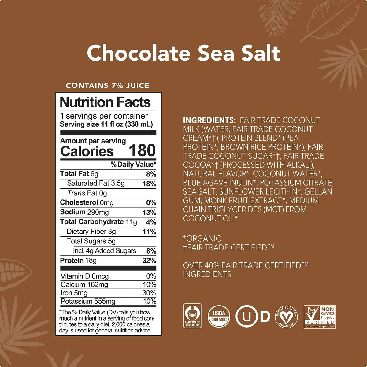 Chocolate Sea Salt - Protein Drinks - Clean Energy, Deliciously Made K4