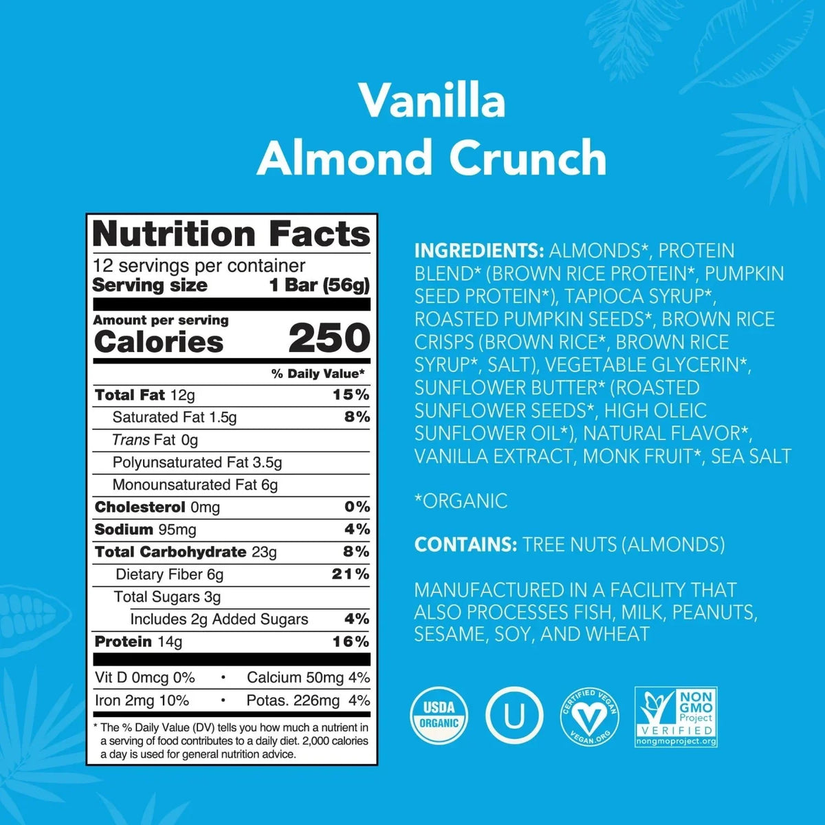 Vanilla Almond Crunch - Protein Bars - Protein-Packed and Ready to Go C4