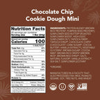 Chocolate Chip Cookie Dough - Mini Bars - Everyday Nutrition Made Delicious