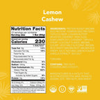 Lemon Cashew - Protein Bars - Plant-Based Fuel for Busy Days